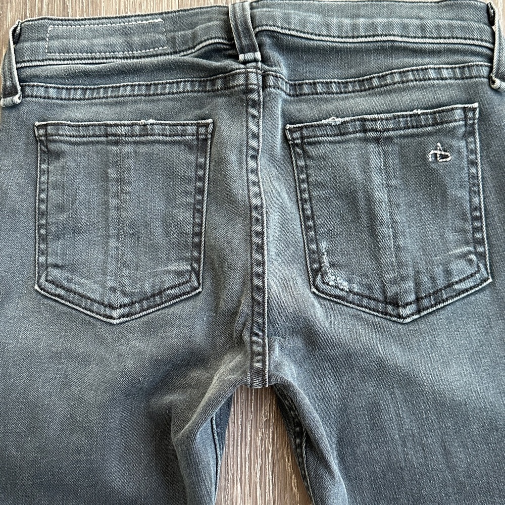 Rag & Bone Women’s Cropped Jeans Size 24 Dark Wash - Picture 8 of 17